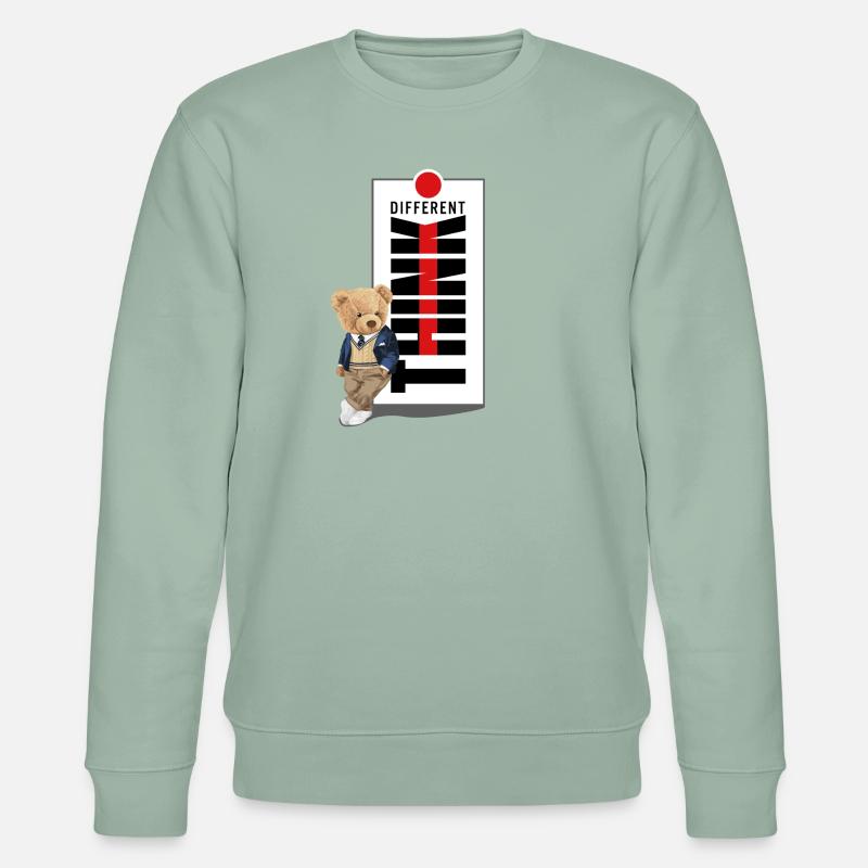 Think different. - Stanley/Stella Unisex Bio-Sweatshirt CHANGER  - Helles Graugrün