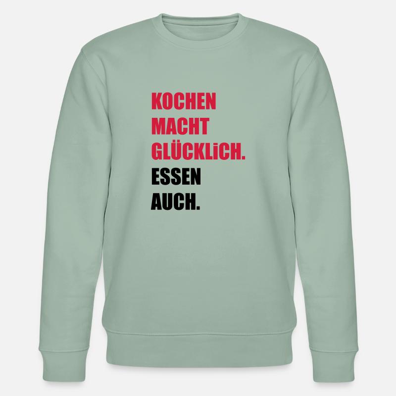 kochen - Stanley/Stella Unisex Bio-Sweatshirt CHANGER  - Helles Graugrün