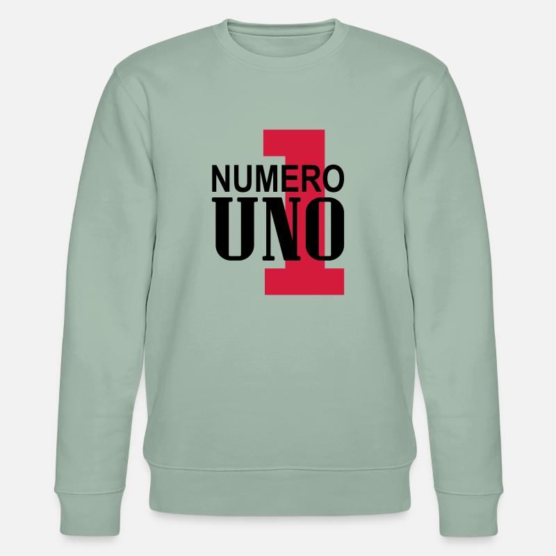 NUMERO UNO - Sweat bio CHANGER Stanley/Stella Unisexe - vert de gris clair