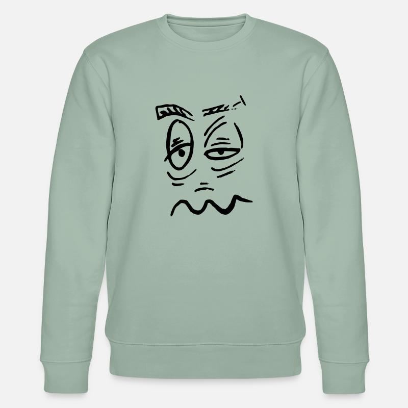 Ich kapituliere - Stanley/Stella Unisex Bio-Sweatshirt CHANGER  - Helles Graugrün
