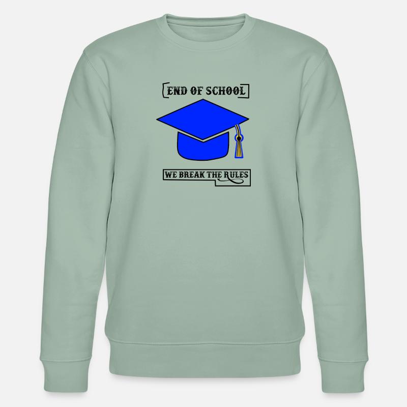 Abschluss Hoodie - Stanley/Stella Unisex Bio-Sweatshirt CHANGER  - Helles Graugrün