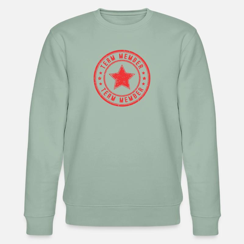 Team Mitglied - Stanley/Stella Unisex Bio-Sweatshirt CHANGER  - Helles Graugrün