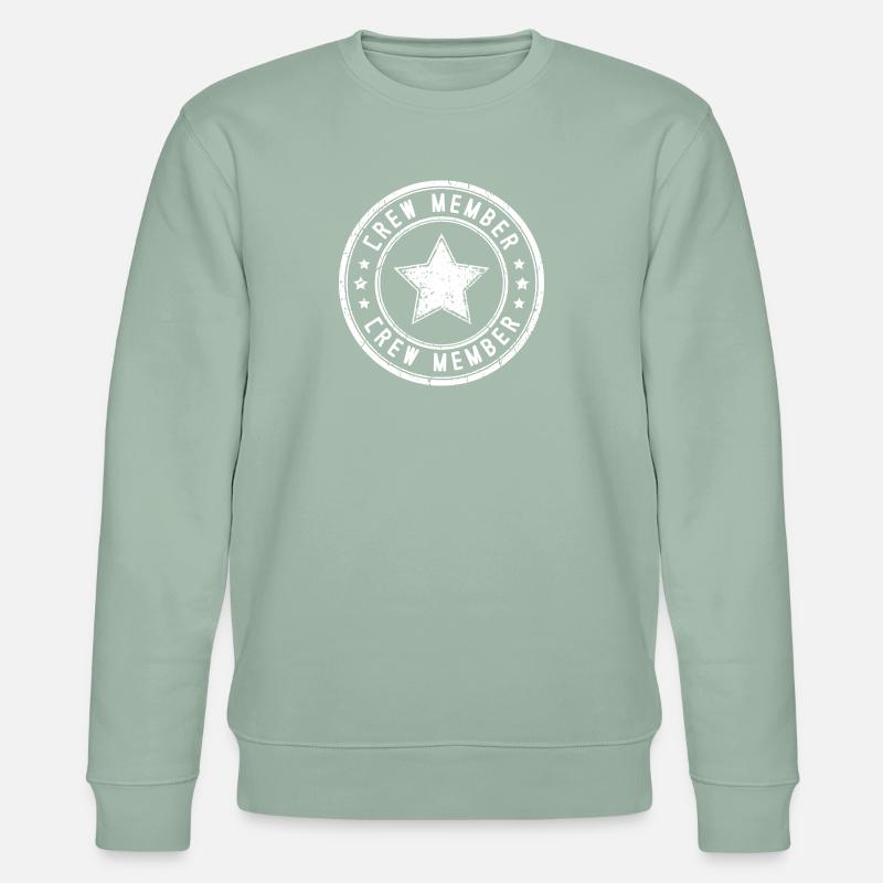 Crew Mitglied - Stanley/Stella Unisex Bio-Sweatshirt CHANGER  - Helles Graugrün