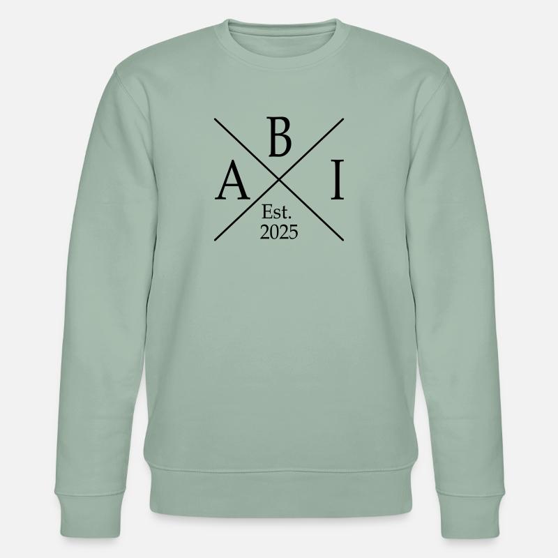 ABI Est 25 - Stanley/Stella Unisex Bio-Sweatshirt CHANGER  - Helles Graugrün