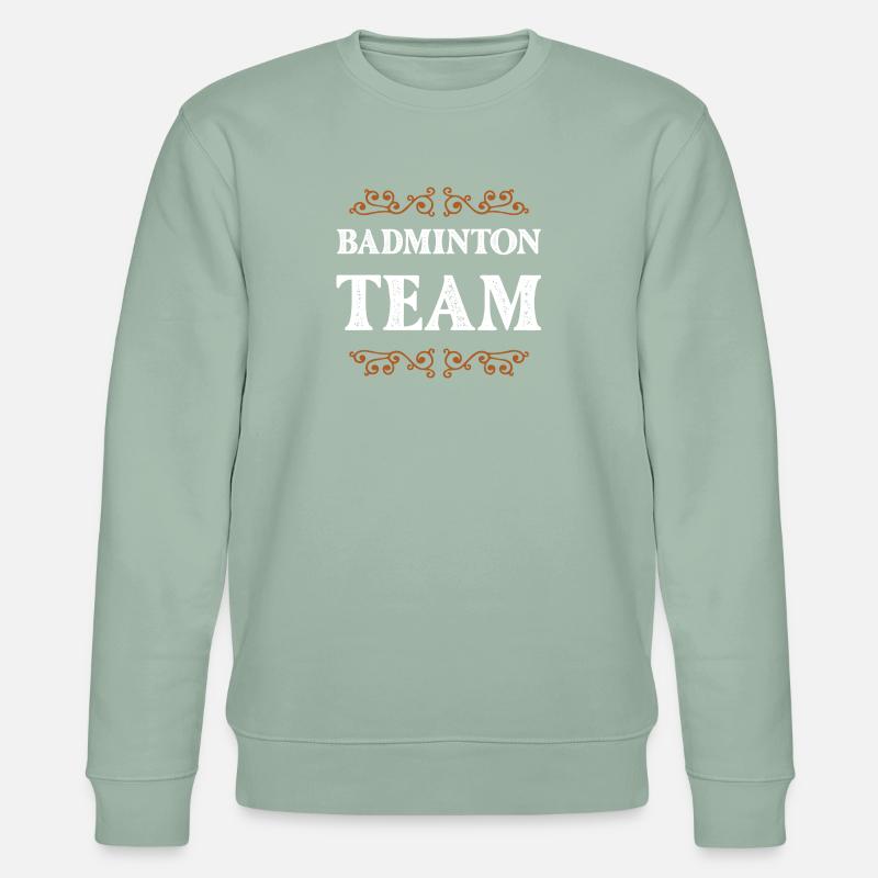 Équipe de badminton - Sweat bio CHANGER Stanley/Stella Unisexe - vert de gris clair