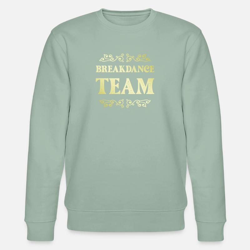 Breakdance Team - Stanley/Stella Unisex Bio-Sweatshirt CHANGER  - Helles Graugrün