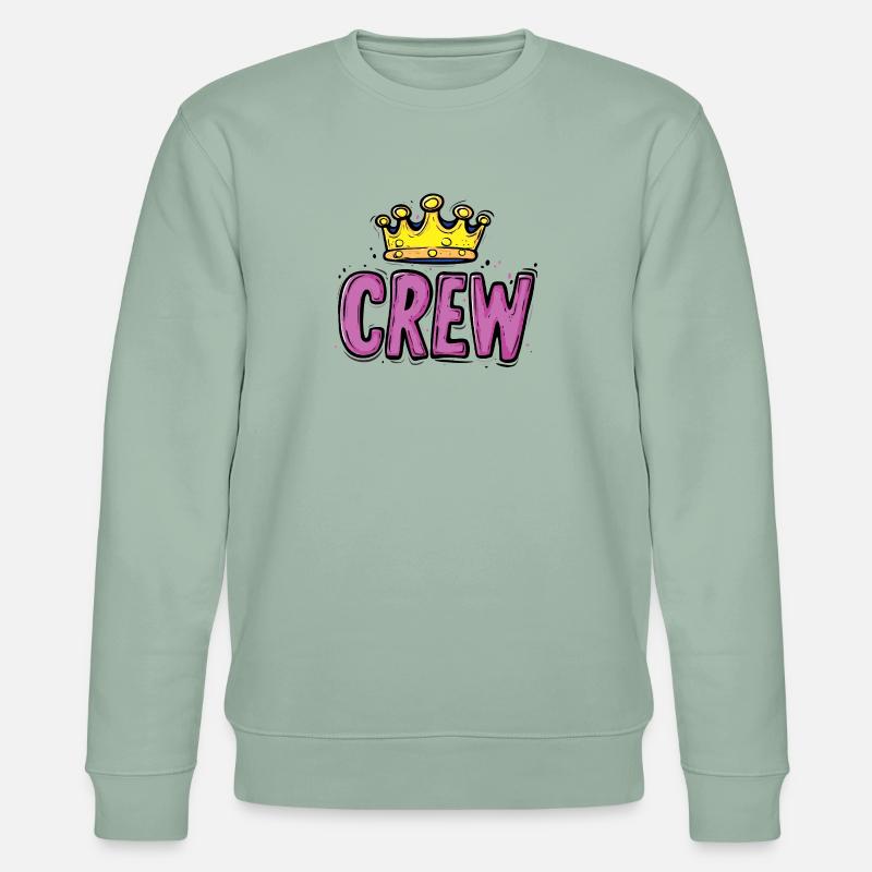 Crew Grafik - Stanley/Stella Unisex Bio-Sweatshirt CHANGER  - Helles Graugrün