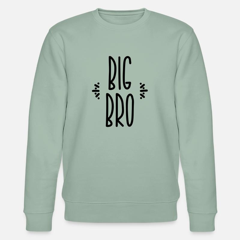 big bro - Stanley/Stella Unisex Bio-Sweatshirt CHANGER  - Helles Graugrün