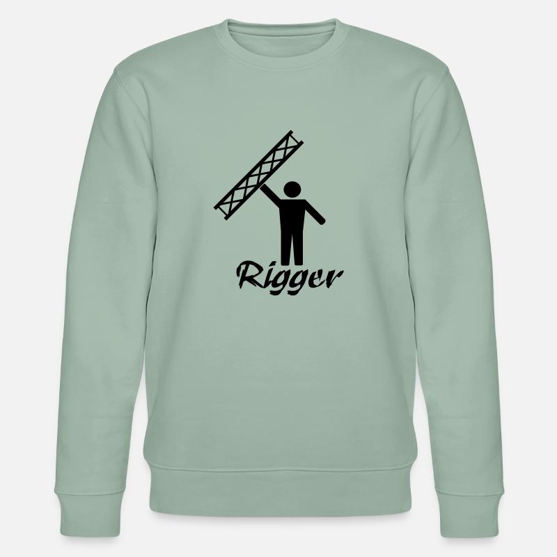 rigger - Stanley/Stella Unisex Bio-Sweatshirt CHANGER  - Helles Graugrün