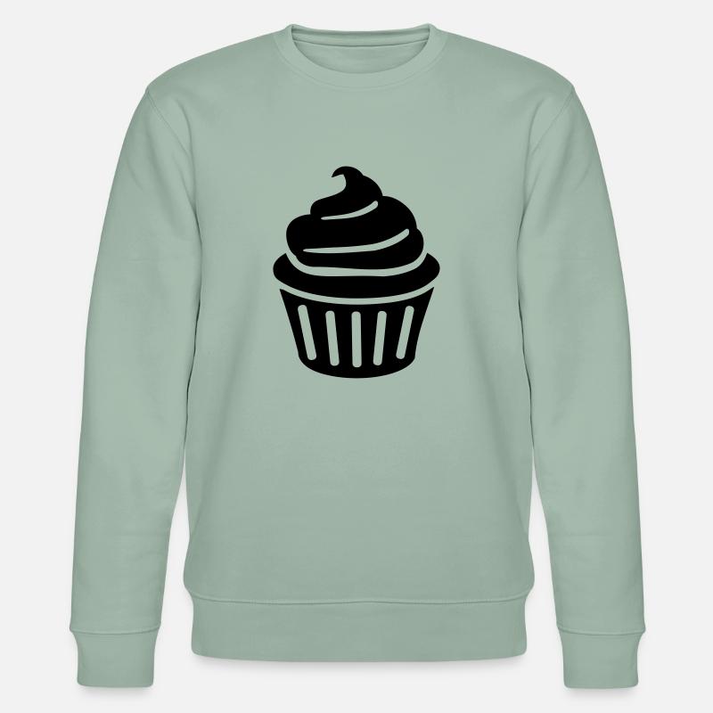 Cupcake - Stanley/Stella Unisex Bio-Sweatshirt CHANGER  - Helles Graugrün