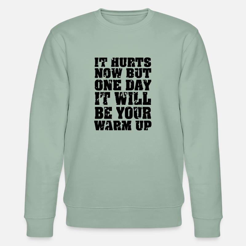 It Hurts Now... - Stanley/Stella Unisex Bio-Sweatshirt CHANGER - Helles Graugrün