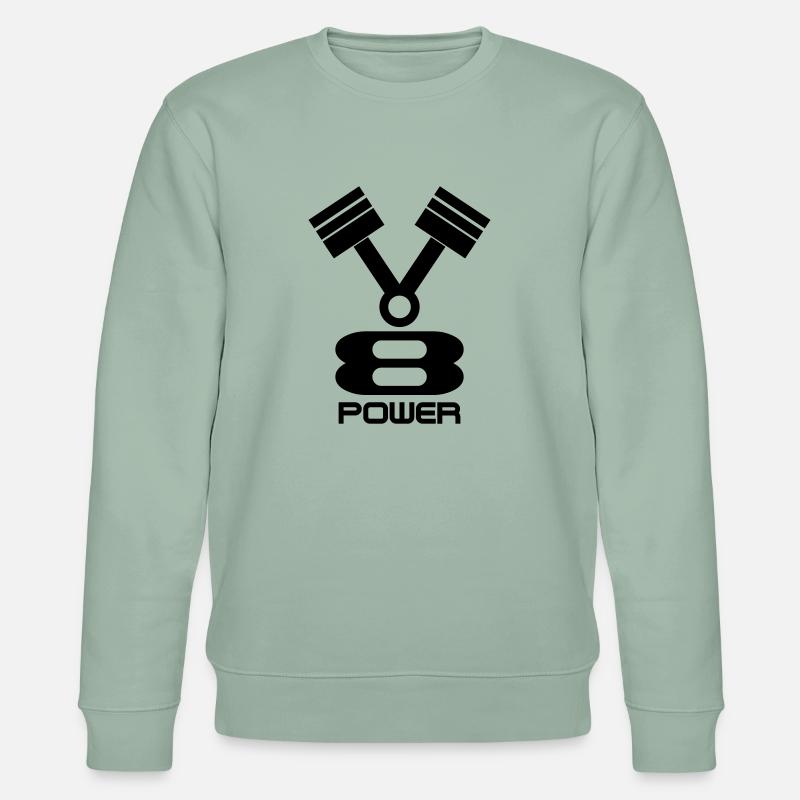 v8 - Stanley/Stella Unisex Bio-Sweatshirt CHANGER  - Helles Graugrün
