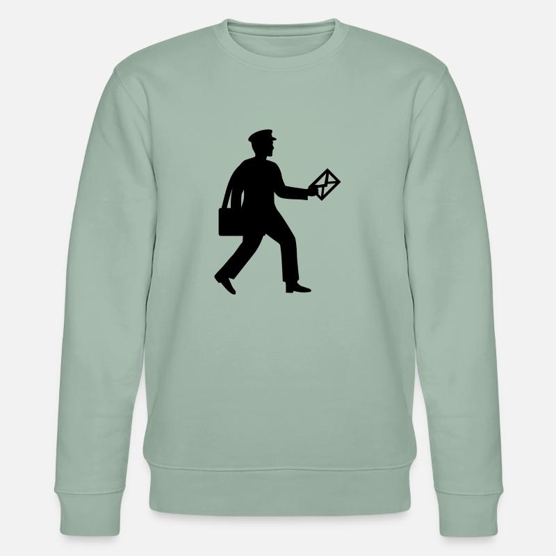 Briefträger - Stanley/Stella Unisex Bio-Sweatshirt CHANGER  - Helles Graugrün