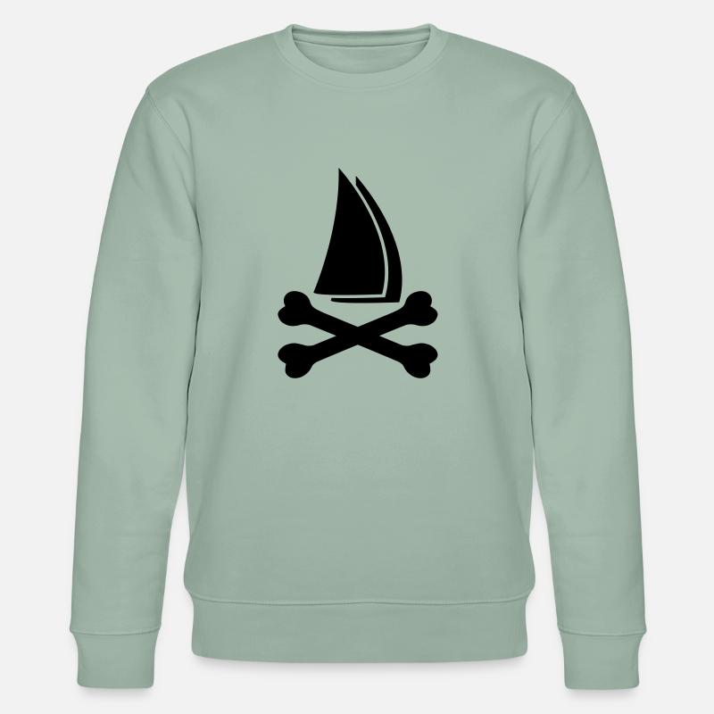 bad sailing - Sweat bio CHANGER Stanley/Stella Unisexe - vert de gris clair