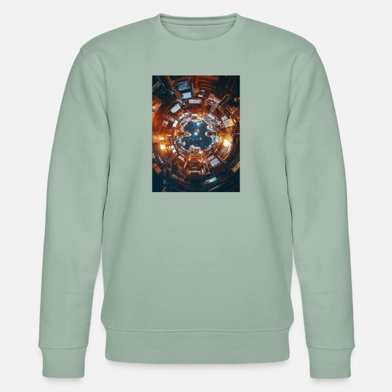 Perdu dans l’espace 1 2 - Sweat bio CHANGER Stanley/Stella Unisexe - vert de gris clair