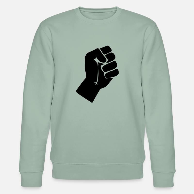 Faust - Stanley/Stella Unisex Bio-Sweatshirt CHANGER  - Helles Graugrün