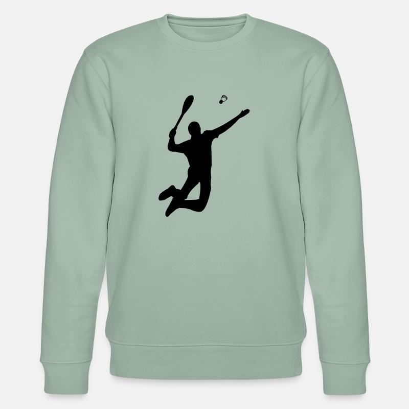 badminton - Stanley/Stella Unisex Bio-Sweatshirt CHANGER  - Helles Graugrün