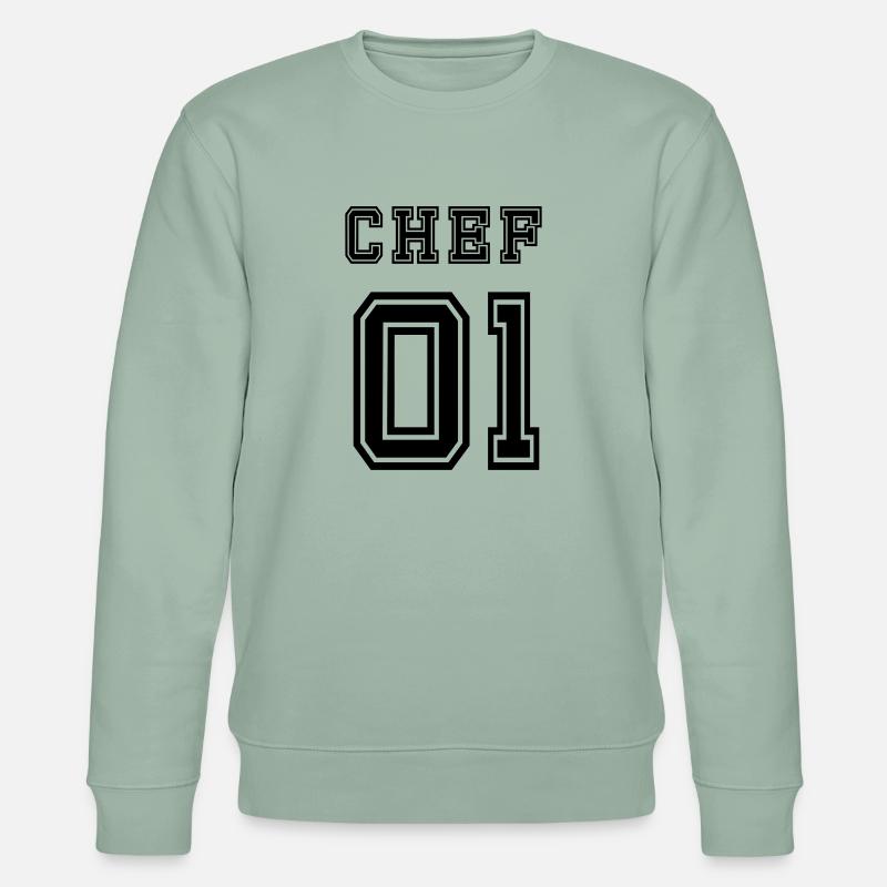 Chef - Stanley/Stella Unisex Bio-Sweatshirt CHANGER  - Helles Graugrün