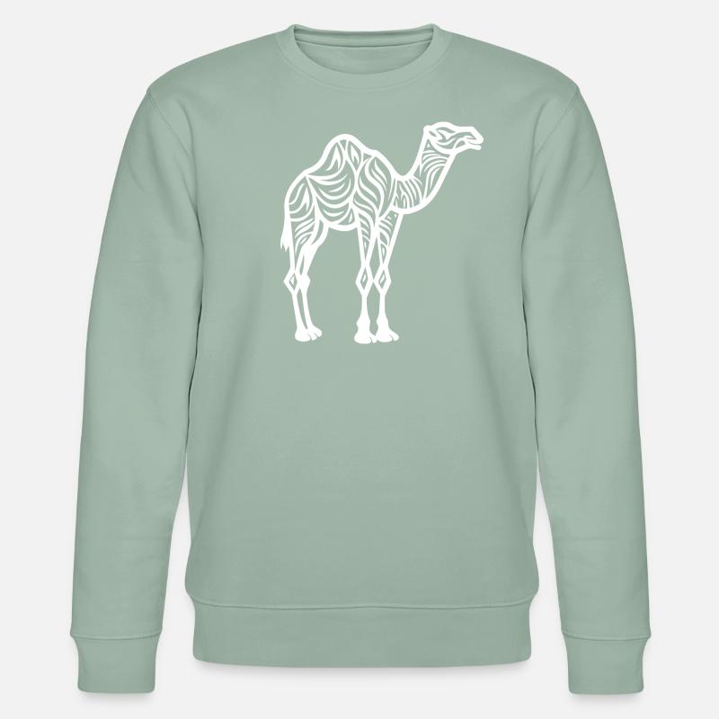 Kamel - Stanley/Stella Unisex Bio-Sweatshirt CHANGER  - Helles Graugrün