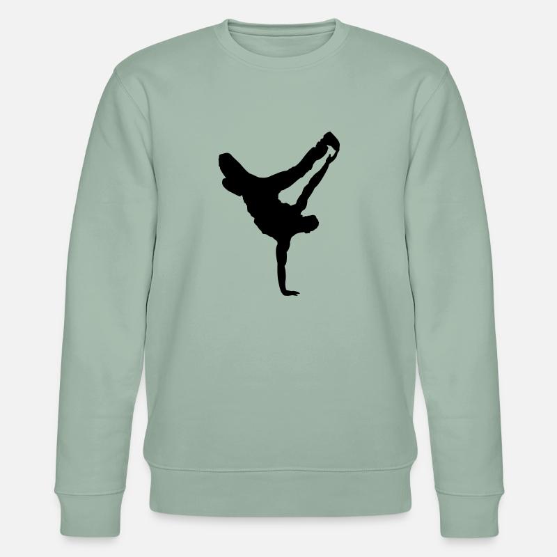 breakdancer_f1 - Stanley/Stella Unisex Bio-Sweatshirt CHANGER  - Helles Graugrün