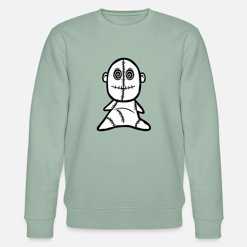 voodoo puppe - Stanley/Stella Unisex Bio-Sweatshirt CHANGER  - Helles Graugrün