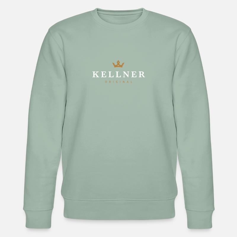 Kellner Original Familienlogo - Stanley/Stella Unisex Bio-Sweatshirt CHANGER  - Helles Graugrün