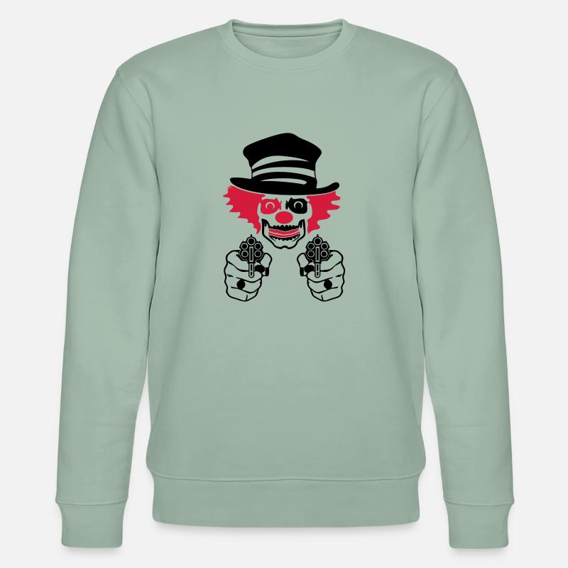 mauvais clown de cirque - Sweat bio CHANGER Stanley/Stella Unisexe - vert de gris clair
