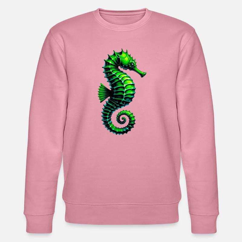 Seepferdchen - Stanley/Stella Unisex Bio-Sweatshirt CHANGER  - Lila Traum