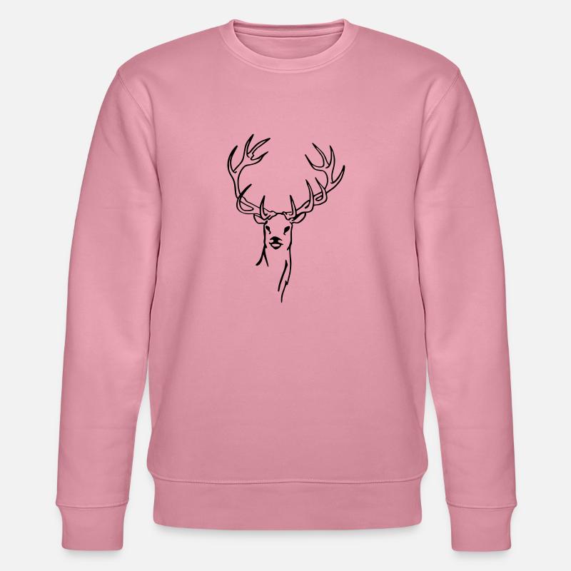Hirsch - Stanley/Stella Unisex Bio-Sweatshirt CHANGER - Lila Traum