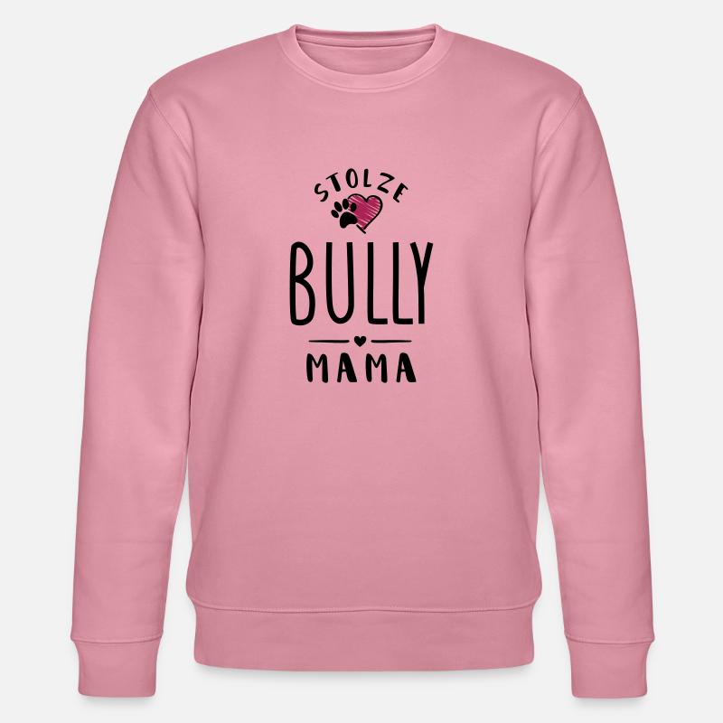 bully mama herz - Stanley/Stella Unisex Bio-Sweatshirt CHANGER  - Lila Traum