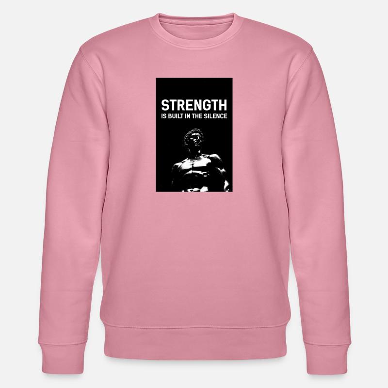 Stärke im Schweigen - Stanley/Stella Unisex Bio-Sweatshirt CHANGER  - Lila Traum