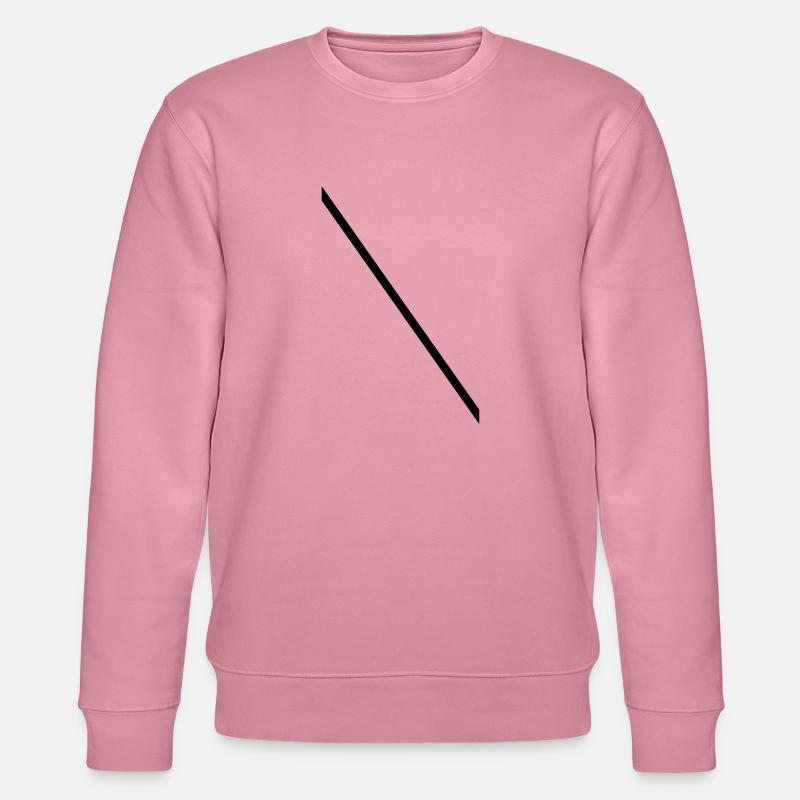 Minimale-Diagonale - Stanley/Stella Unisex Bio-Sweatshirt CHANGER  - Lila Traum