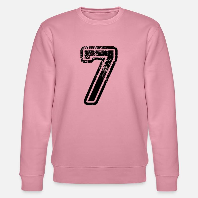 7 - Nummer - Stanley/Stella Unisex Bio-Sweatshirt CHANGER  - Lila Traum