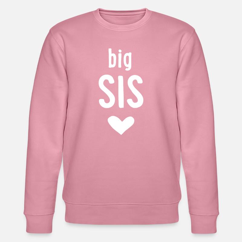 big sis - Stanley/Stella CHANGER Unisex Organic Sweatshirt - lilac dream