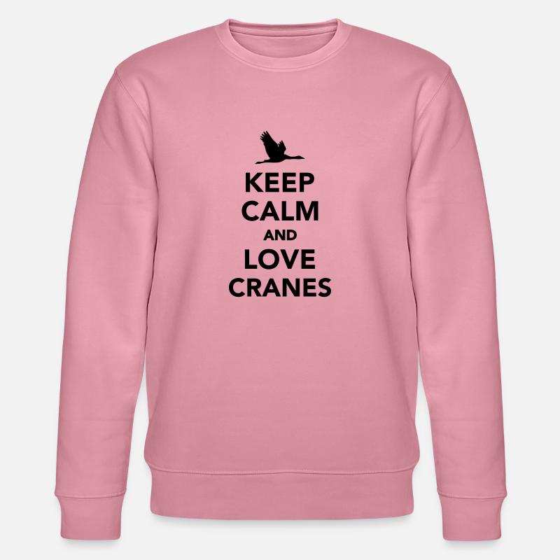 Kranich - Stanley/Stella Unisex Bio-Sweatshirt CHANGER - Lila Traum