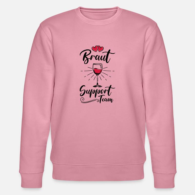 braut support team wein - Stanley/Stella Unisex Bio-Sweatshirt CHANGER  - Lila Traum