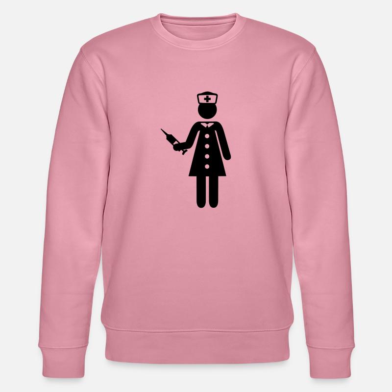 Krankenschwester - Stanley/Stella Unisex Bio-Sweatshirt CHANGER  - Lila Traum