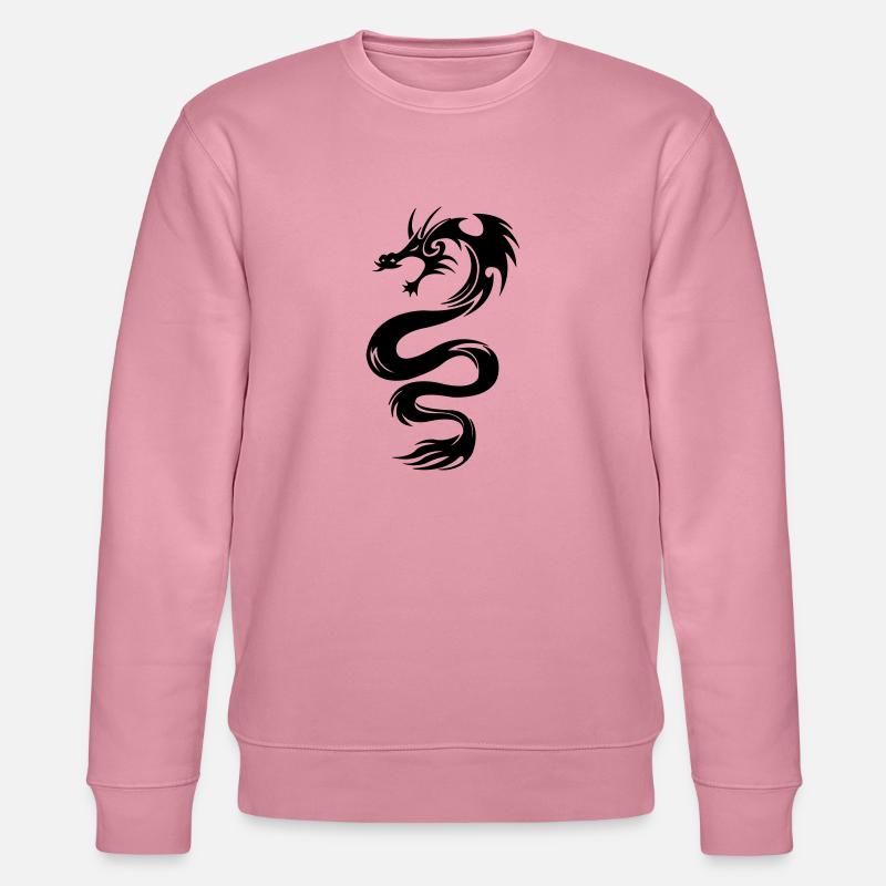 dragon - Stanley/Stella Unisex Bio-Sweatshirt CHANGER  - Lila Traum