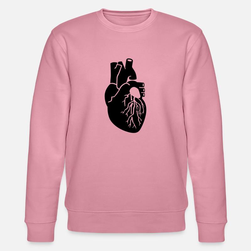 Herz - Stanley/Stella Unisex Bio-Sweatshirt CHANGER  - Lila Traum