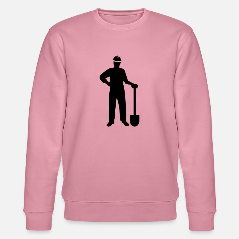 Bauarbeiter - Stanley/Stella Unisex Bio-Sweatshirt CHANGER  - Lila Traum