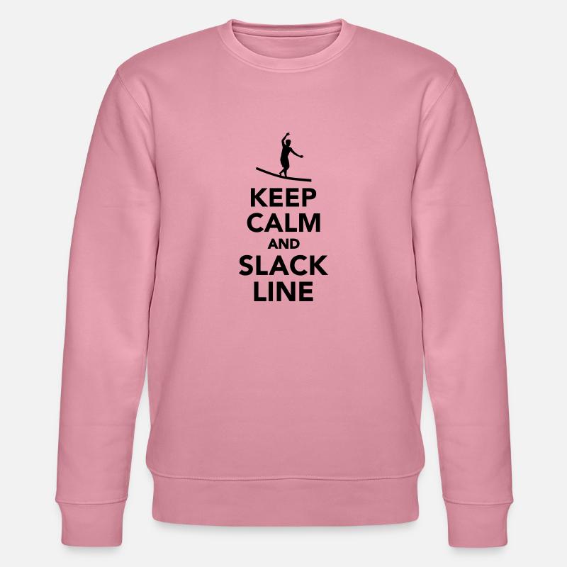 Slackline - Stanley/Stella Unisex Bio-Sweatshirt CHANGER  - Lila Traum