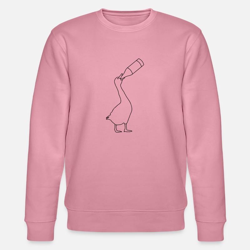 Gans säuft Bier - Stanley/Stella Unisex Bio-Sweatshirt CHANGER  - Lila Traum
