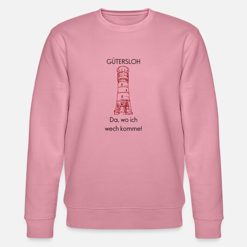 Gütersloh roter Wasserturm - Stanley/Stella Unisex Bio-Sweatshirt CHANGER  - Lila Traum