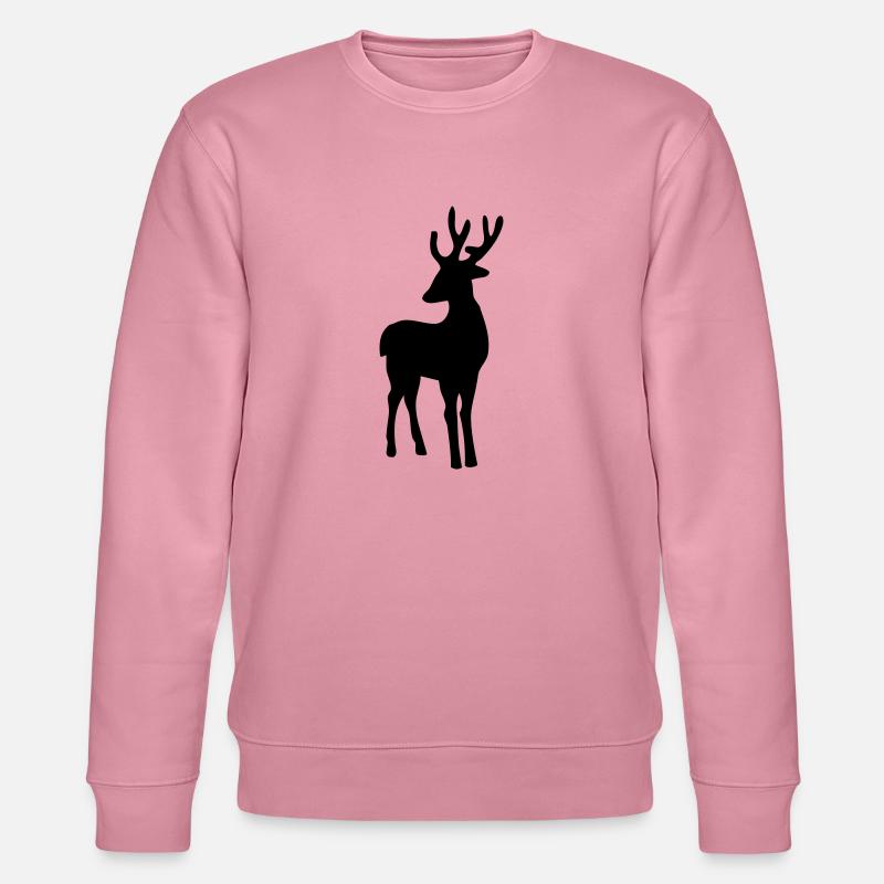 reh_01 - Stanley/Stella Unisex Bio-Sweatshirt CHANGER  - Lila Traum