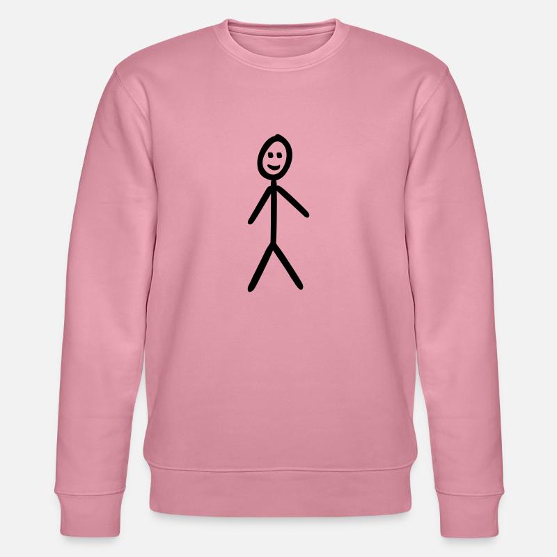Strichmännchen - Stanley/Stella Unisex Bio-Sweatshirt CHANGER  - Lila Traum