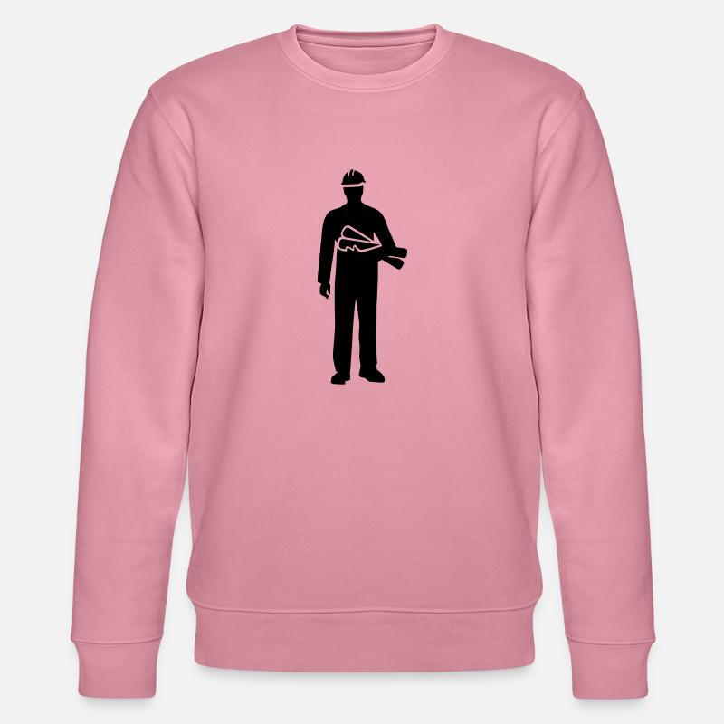 Bauleiter - Stanley/Stella Unisex Bio-Sweatshirt CHANGER  - Lila Traum