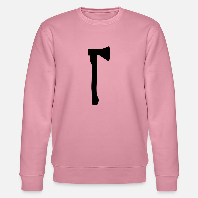 axt silhouette - Stanley/Stella Unisex Bio-Sweatshirt CHANGER  - Lila Traum