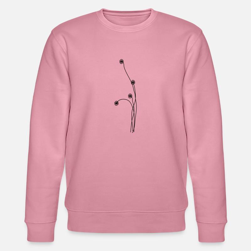 Blumen - Stanley/Stella Unisex Bio-Sweatshirt CHANGER  - Lila Traum