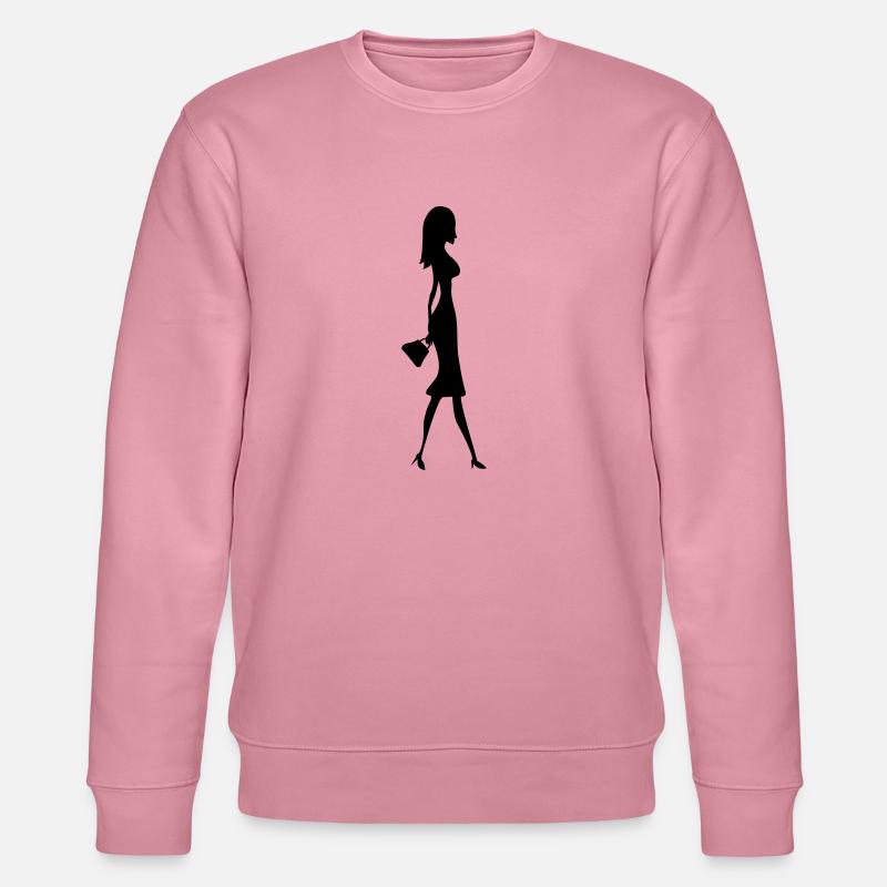 shopping_queen - Stanley/Stella Unisex Bio-Sweatshirt CHANGER  - Lila Traum