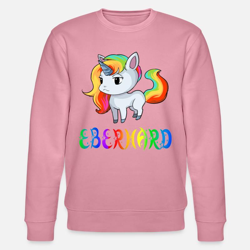 Eberhard Einhorn - Stanley/Stella Unisex Bio-Sweatshirt CHANGER  - Lila Traum